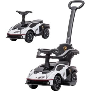 AIYAPLAY Lamborghini 2-in-1 Baby Push Car - White, Model SCV12 - Baby Ride-On for 1-3 Years AIYAPLAY Lamborghini 2-in-1 Baby Push Car - White, Model SCV12 - Baby Ride-On for 1-3 Years