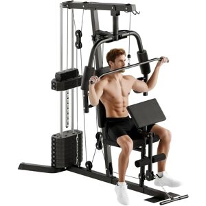 HOMCOM Black Multi Home Gym Machine - Full Body Workout - Fitness Equipment HOMCOM Black Multi Home Gym Machine - Full Body Workout - Fitness Equipment