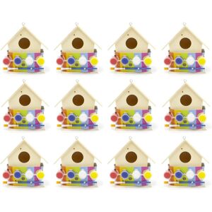 Unknown - Bird House Kit - 12-piece - Wood - Craft Kit Unknown - Bird House Kit - 12-piece - Wood - Craft Kit