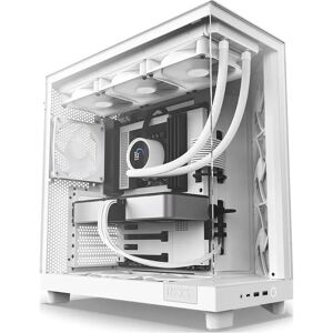 NZXT H6 Air Flow White - PC Case, Tempered Glass, Mid Tower NZXT H6 Air Flow White - PC Case, Tempered Glass, Mid Tower