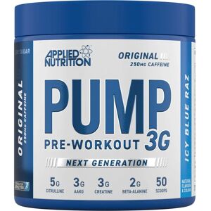 Applied Nutrition Pump 3G Icy Blue Raz - Pre-Workout - 375 grams Applied Nutrition Pump 3G Icy Blue Raz - Pre-Workout - 375 grams