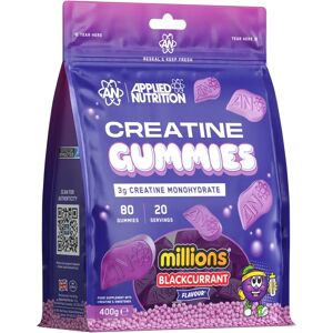 Applied Nutrition Gummies de Créatine - Cassis - 80 Gommes - Publicité Applied Nutrition Gummies de Créatine - Cassis - 80 Gommes - Publicité