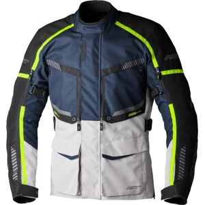 Chaqueta textil de motocicleta RST Maverick Evo Amarillo Neón / Azul Marino - L Chaqueta textil de motocicleta RST Maverick Evo Amarillo Neón / Azul Marino - L