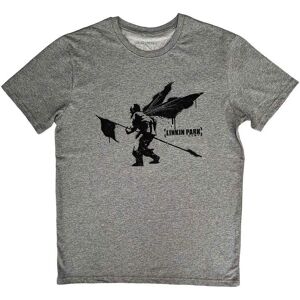 Linkin Park Unisex T-shirt - Street Soldier Grey XXL Linkin Park Unisex T-shirt - Street Soldier Grey XXL