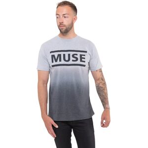 Muse White Dip Dye Logo T-Shirt - Unisex Casual Top Muse White Dip Dye Logo T-Shirt - Unisex Casual Top