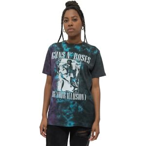 Guns N' Roses Blå Monokrom T-shirt - Rockband Guns N' Roses Blå Monokrom T-shirt - Rockband