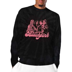 Blackpink Unisex Long Sleeved T-shirt - Photo Dip Dye - T-shirt Blackpink Unisex Long Sleeved T-shirt - Photo Dip Dye - T-shirt