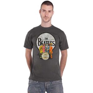HeyRusty The Beatles Sgt Pepper & Drum Grå Xx-large - T-shirt HeyRusty The Beatles Sgt Pepper & Drum Grå Xx-large - T-shirt
