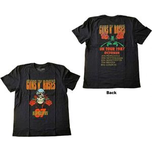 Guns N' Roses Svart UK Tour 87 T-Shirt Guns N' Roses Svart UK Tour 87 T-Shirt