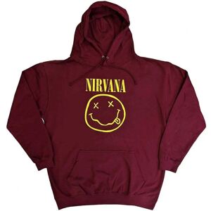 Nirvana Gul Leende Huvtröja - Unisex - Hoodie Nirvana Gul Leende Huvtröja - Unisex - Hoodie