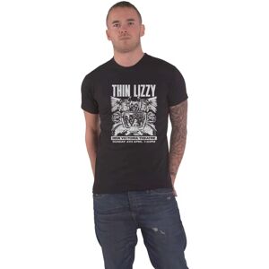 Thin Lizzy Jailbreak Flyer Band T-Shirt - Officiell Svart Thin Lizzy Jailbreak Flyer Band T-Shirt - Officiell Svart