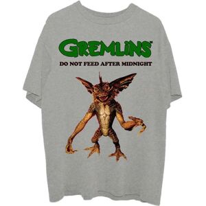 Warner Bros Gremlins Stripe Mata Inte Gått Grå S - T-shirt Warner Bros Gremlins Stripe Mata Inte Gått Grå S - T-shirt