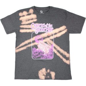 Queens Of The Stone Age Planet Frame Dye Wash T-Shirt - Unisex Black Queens Of The Stone Age Planet Frame Dye Wash T-Shirt - Unisex Black