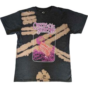 Queens Of The Stone Age Planet Frame Dye Wash T-Shirt - Unisex Queens Of The Stone Age Planet Frame Dye Wash T-Shirt - Unisex