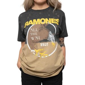 Ramones All The Way Svart T-shirt - Unisex Ramones All The Way Svart T-shirt - Unisex