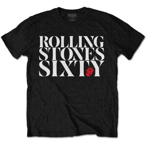 The Rolling Stones Sixty Chic Svart S T-shirt - Band Produkt The Rolling Stones Sixty Chic Svart S T-shirt - Band Produkt