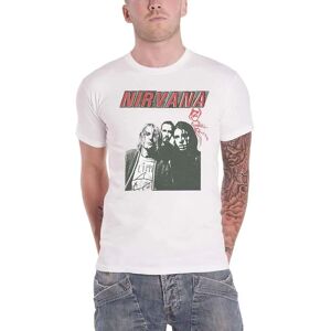 Nirvana Flipper White T-Shirt - Unisex Band Tee Nirvana Flipper White T-Shirt - Unisex Band Tee