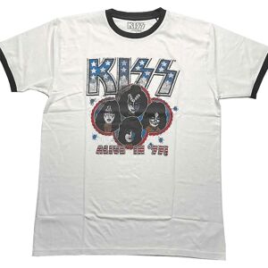 KISS Alive in '77 Vit Unisex T-Shirt KISS Alive in '77 Vit Unisex T-Shirt