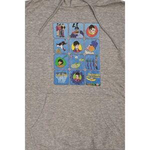 The Beatles Unisex Pullover Hoodie - Sub Montage - Grey - XXL The Beatles Unisex Pullover Hoodie - Sub Montage - Grey - XXL