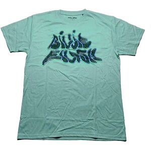 HeyRusty Billie Eilish Neon Logo T-Shirt - Unisex Blue XXL HeyRusty Billie Eilish Neon Logo T-Shirt - Unisex Blue XXL