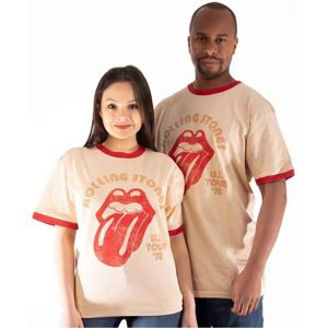 The Rolling Stones Tour USA '78 Ringer T-shirt Pomarańczowy The Rolling Stones Tour USA '78 Ringer T-shirt Pomarańczowy