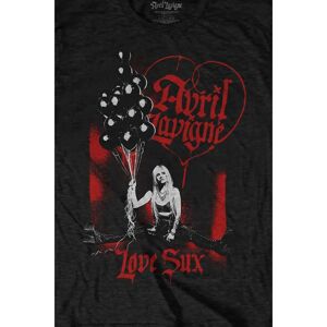 Svart Avril Lavigne Love Sux Balloons T-shirt - T-shirt Svart Avril Lavigne Love Sux Balloons T-shirt - T-shirt