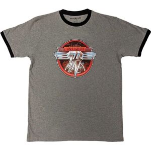 Officiell Van Halen band Ringer T-shirt - Cirkel Logotyp - XL Officiell Van Halen band Ringer T-shirt - Cirkel Logotyp - XL