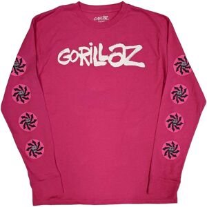 Gorillaz Unisex långärmad T-shirt Repeat Pazuzu - T-shirt Gorillaz Unisex långärmad T-shirt Repeat Pazuzu - T-shirt