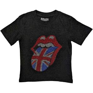 The Rolling Stones Diamante British Tongue Kids T Shirt - T-Shirt The Rolling Stones Diamante British Tongue Kids T Shirt - T-Shirt