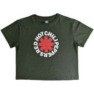 Red Hot Chili Peppers Klassisk Asterisk Grön Crop Top - Crop Top Red Hot Chili Peppers Klassisk Asterisk Grön Crop Top - Crop Top