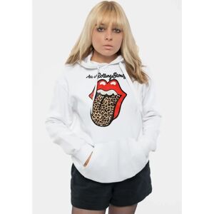 The Rolling Stones Unisex Leopard Tongue Hoodie White XXL - Hoodie The Rolling Stones Unisex Leopard Tongue Hoodie White XXL - Hoodie