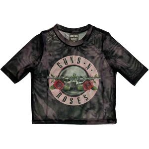 Guns N' Roses Black Mesh Crop Top - Crop Top Guns N' Roses Black Mesh Crop Top - Crop Top