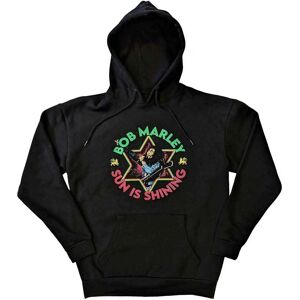 HeyRusty Bob Marley Unisex Huvtröja - Solen Skiner Svart HeyRusty Bob Marley Unisex Huvtröja - Solen Skiner Svart