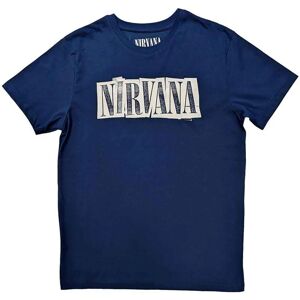 Nirvana Boxed Band Logo T Shirt - T-Shirt Nirvana Boxed Band Logo T Shirt - T-Shirt
