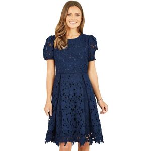 Yumi Navy Lace Skater Dress Size 14 - Dress Yumi Navy Lace Skater Dress Size 14 - Dress