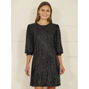 Yumi Black Sequin Tunic Dress - Party Wear Yumi Black Sequin Tunic Dress - Party Wear