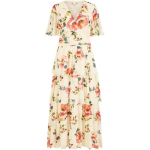 Yumi Ivory Floral Maxi Dress - Maxi Dress Yumi Ivory Floral Maxi Dress - Maxi Dress