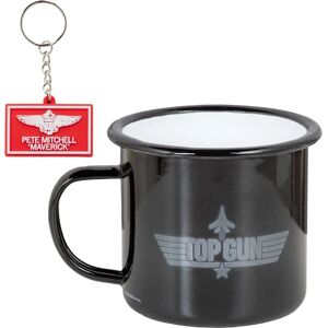 Blue Sky Studios Top Gun Tasse & Schlüsselring - Schwarz & Blau - 500ml Blue Sky Studios Top Gun Tasse & Schlüsselring - Schwarz & Blau - 500ml