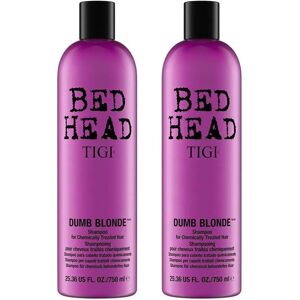 Bed Head by Tigi Dumb Blonde Shampoo - Damaged Blonde Hair - 750ml - 2 Pack Bed Head by Tigi Dumb Blonde Shampoo - Damaged Blonde Hair - 750ml - 2 Pack