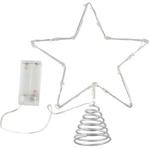 Ginger Ray Silberner Stern LED Weihnachtsbaumspitze - Weihnachten Ginger Ray Silberner Stern LED Weihnachtsbaumspitze - Weihnachten