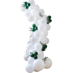 Ginger Ray Borde de Globos Blanco/Verde - Navidad Ginger Ray Borde de Globos Blanco/Verde - Navidad