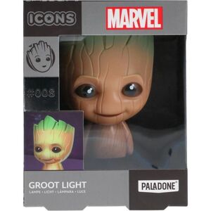 Luz de ícone Groot da Paladone - Lâmpada decorativa - Guardiões da Galáxia Luz de ícone Groot da Paladone - Lâmpada decorativa - Guardiões da Galáxia