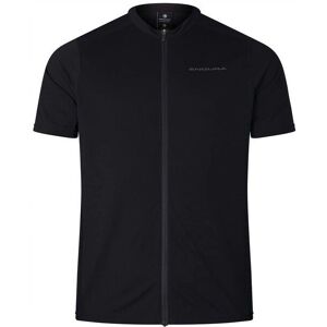 Endura Loop Short Sleeve Zipped Cycling Jersey - Black - MTB Endura Loop Short Sleeve Zipped Cycling Jersey - Black - MTB