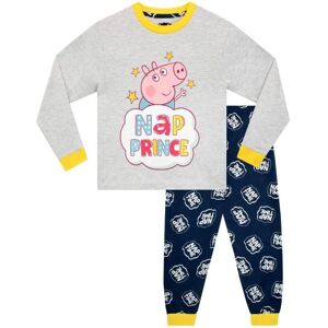 Peppa Pig - George Pig Nap Prince Pyjamas - Cinzento Peppa Pig - George Pig Nap Prince Pyjamas - Cinzento