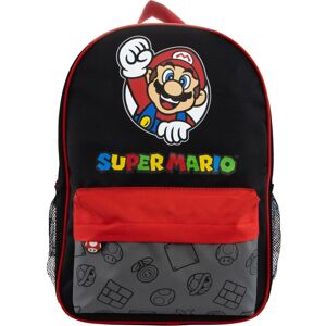 Super Mario Backpack Boys School Bag Boys Back Pack Black - Backpack Super Mario Backpack Boys School Bag Boys Back Pack Black - Backpack