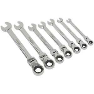 Loops - 7pc Ratchet Spanner Set - Flexible Head - Tool Loops - 7pc Ratchet Spanner Set - Flexible Head - Tool