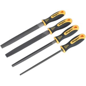 Loops - 4 Piece 200mm Second-Cut - Soft Grip - File Set Loops - 4 Piece 200mm Second-Cut - Soft Grip - File Set