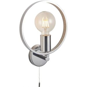 Loops Bathroom Wall Light - Chrome & Faceted Acrylic - Modern - Wall Light Loops Bathroom Wall Light - Chrome & Faceted Acrylic - Modern - Wall Light