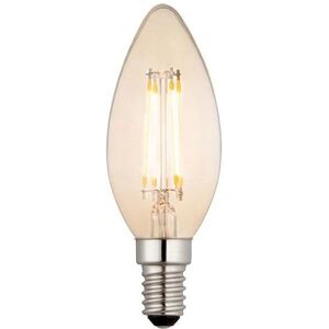 Loops LED Filament Lamp Candle Shaped 4W Amber Tinted - Lamp Loops LED Filament Lamp Candle Shaped 4W Amber Tinted - Lamp