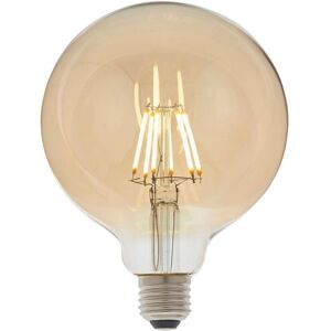 Loops LED Filament Lamp Amber Tinted Globe - LED 6W E27 Loops LED Filament Lamp Amber Tinted Globe - LED 6W E27